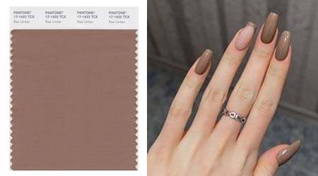 PANTONE 17-1422 Raw Umber — Необработанная умбра
